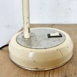 Beige industrial gooseneck table lamp, 1960s