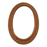 Wicker mirror