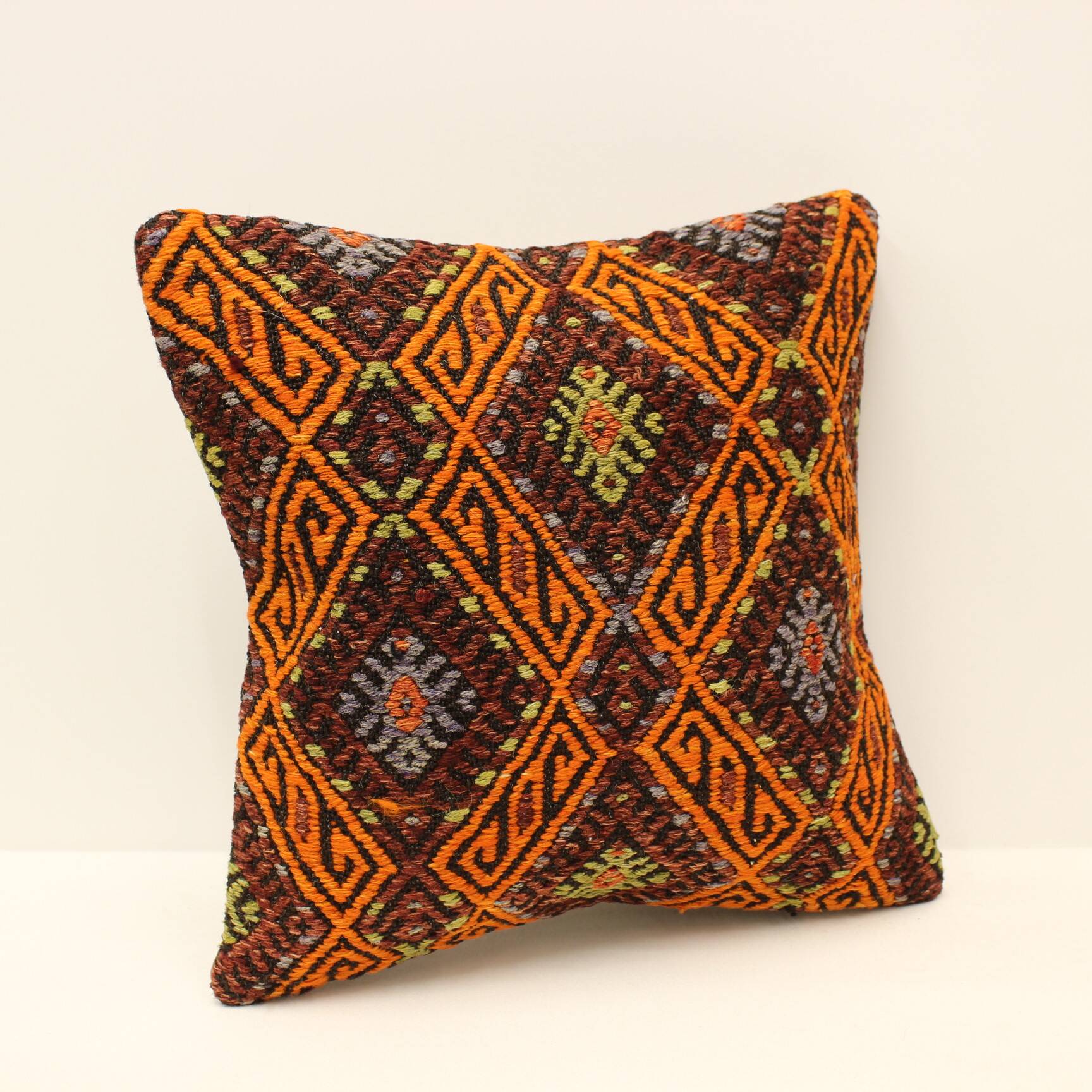 Turkish kilim cushion, 40x40 cm, k-1323
