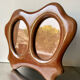 art nouveau  antique wooden double picture frame