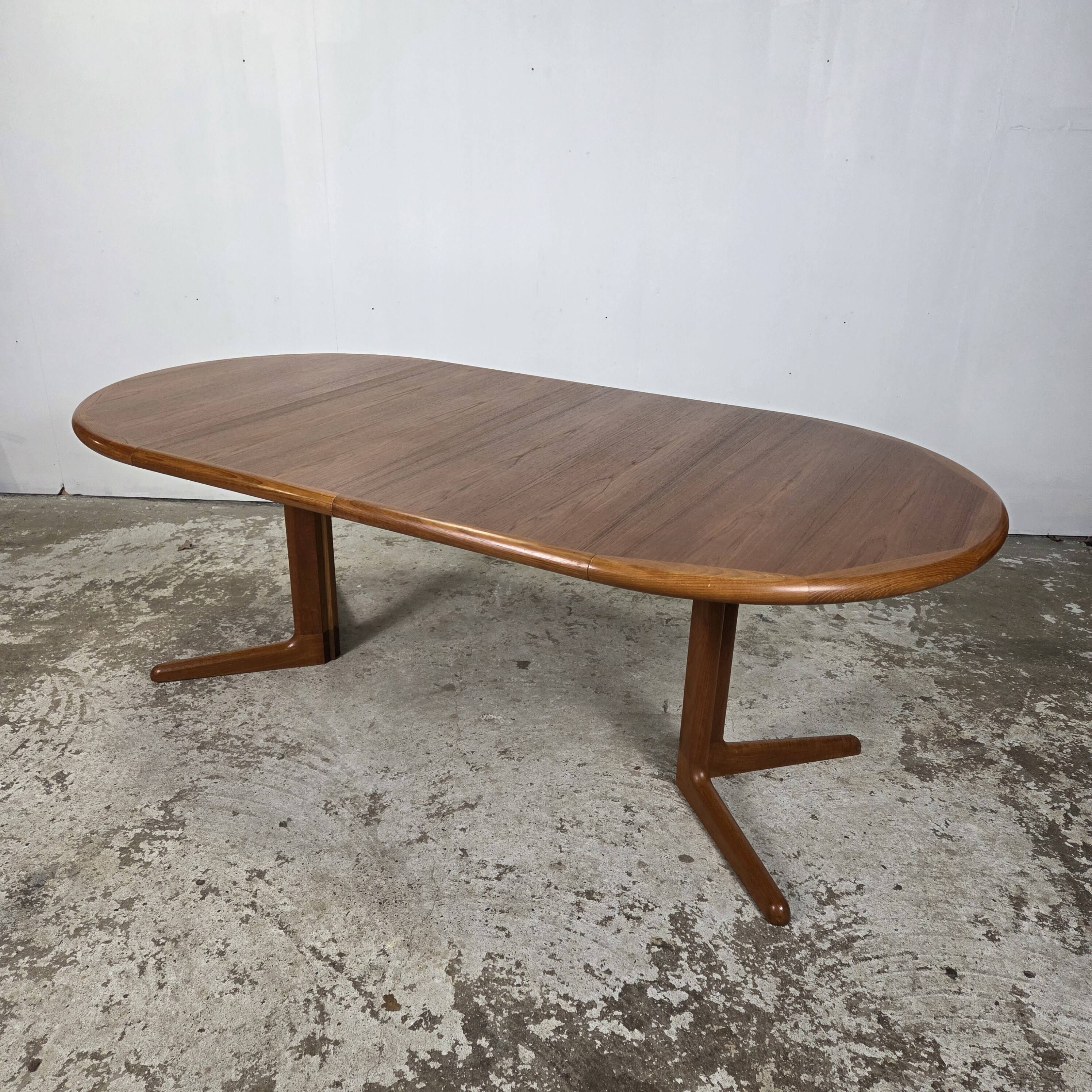 Table extensible danoise vintage des années 1960 de Korup Stolefabrik