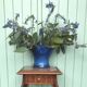 Basket pot cover, Vintage ceramic