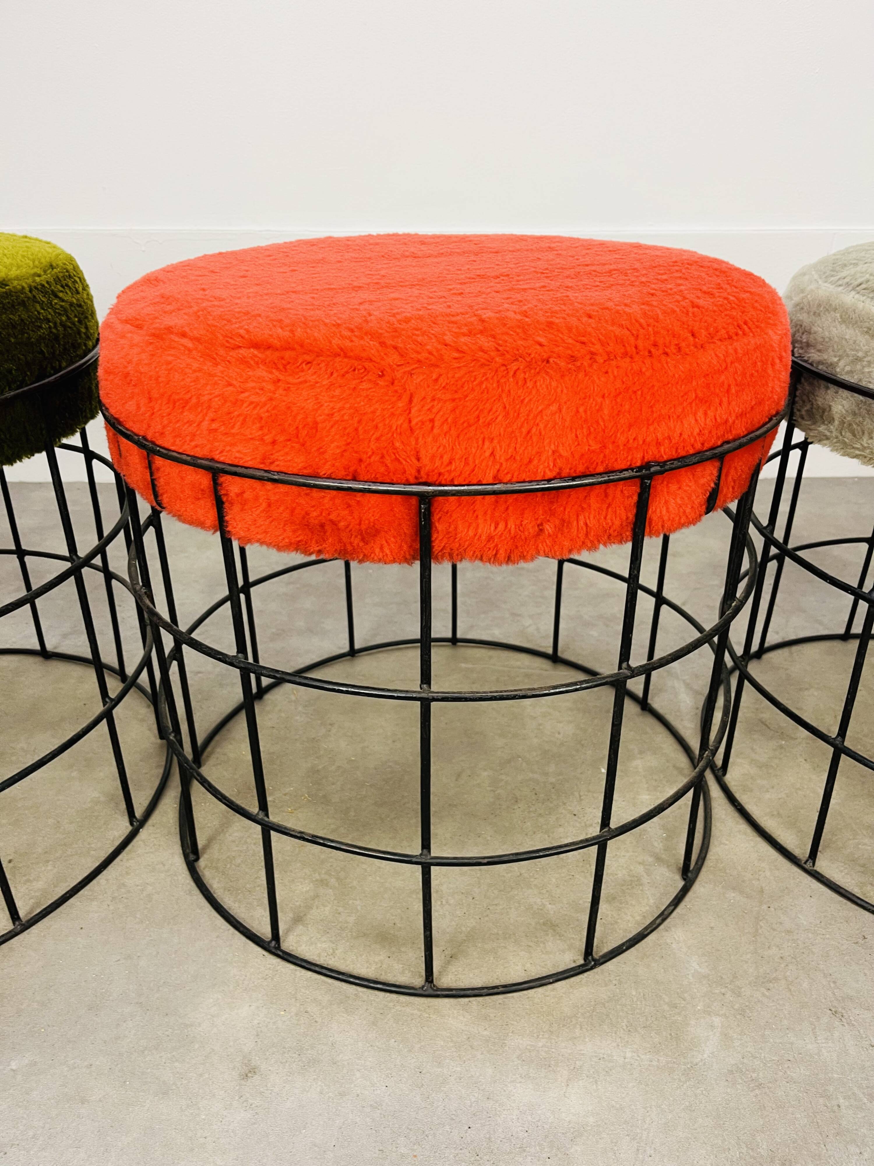 4 T1 stools by Verner Panton, 1960s design