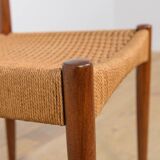 Mid Century Dining Chairs by Arne Hovmand-Olsen for Mogens Kold, 1960s, Den