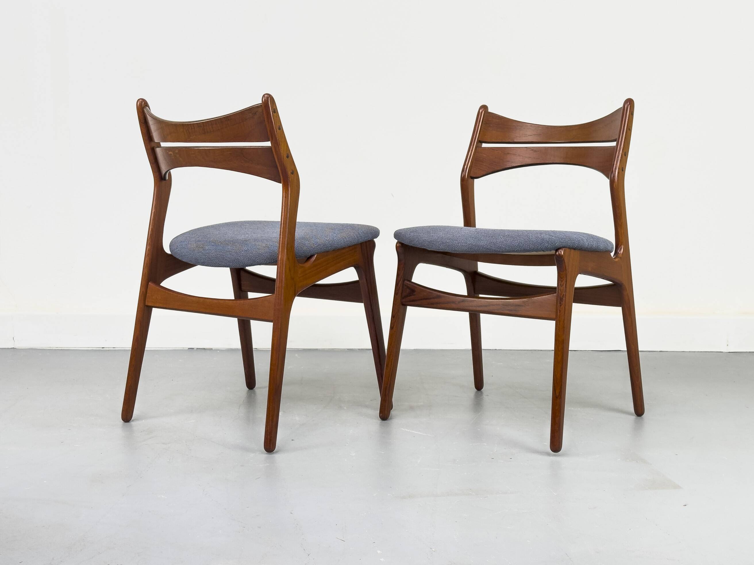 6 Danish Teak Dining Chairs by Erik Buch for Chr. Christensens, 1960s
