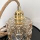 Vintage amber glass pendant lamp or pendant lamp