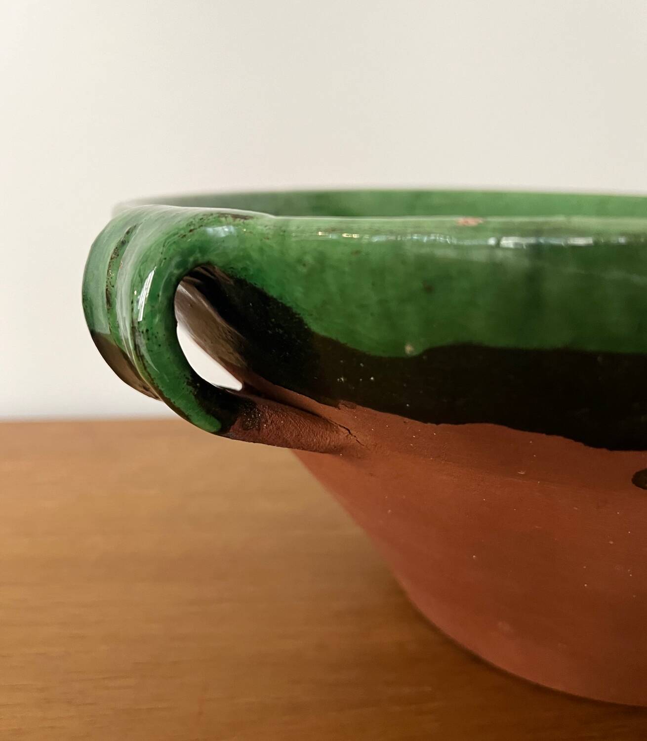 Large glazed "Tian" dish, diameter 32cm