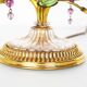 Incredible large gilt and crystal Floral table lamp by Palwa