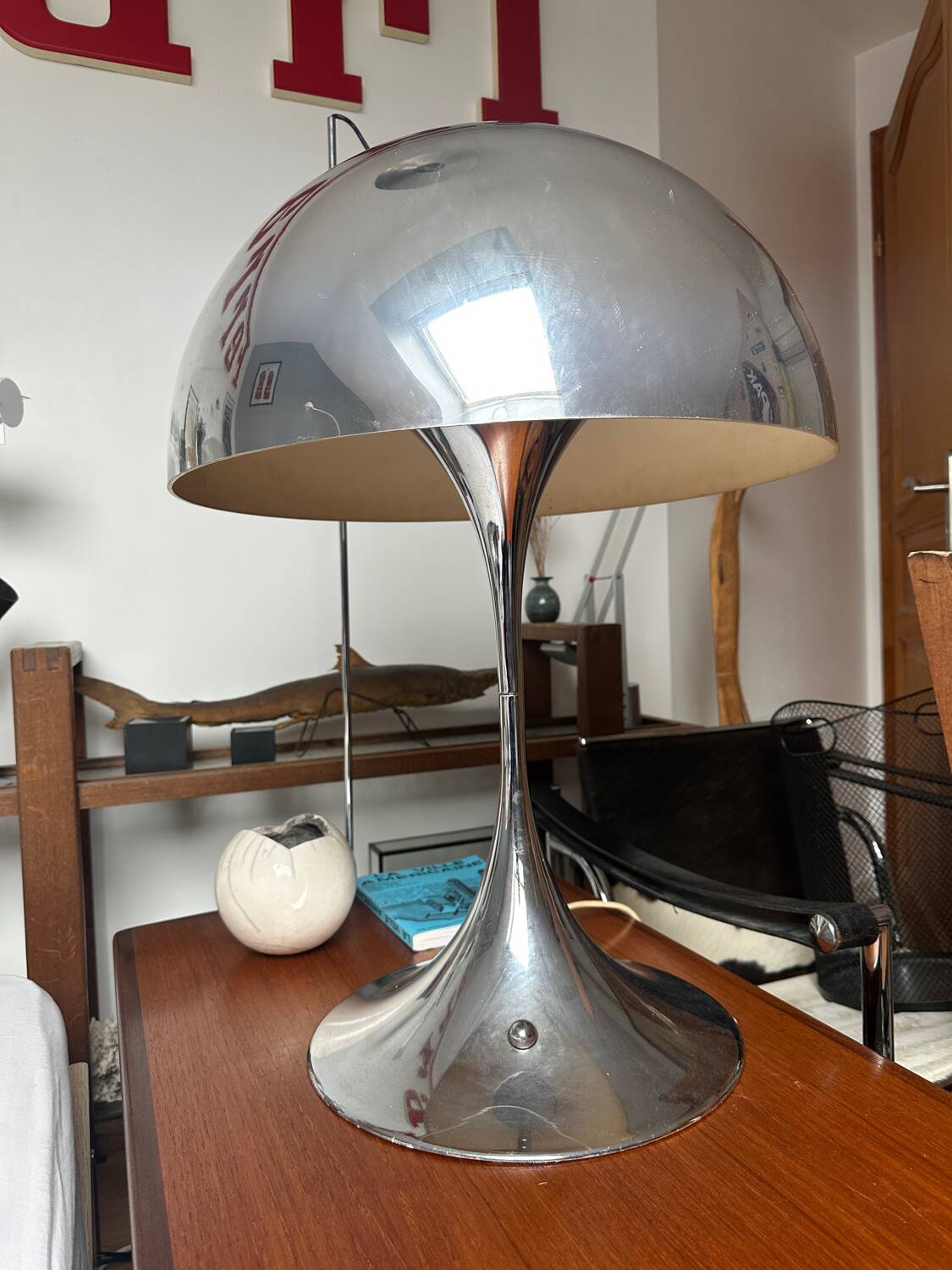 Panthella Louis Poulsen chrome