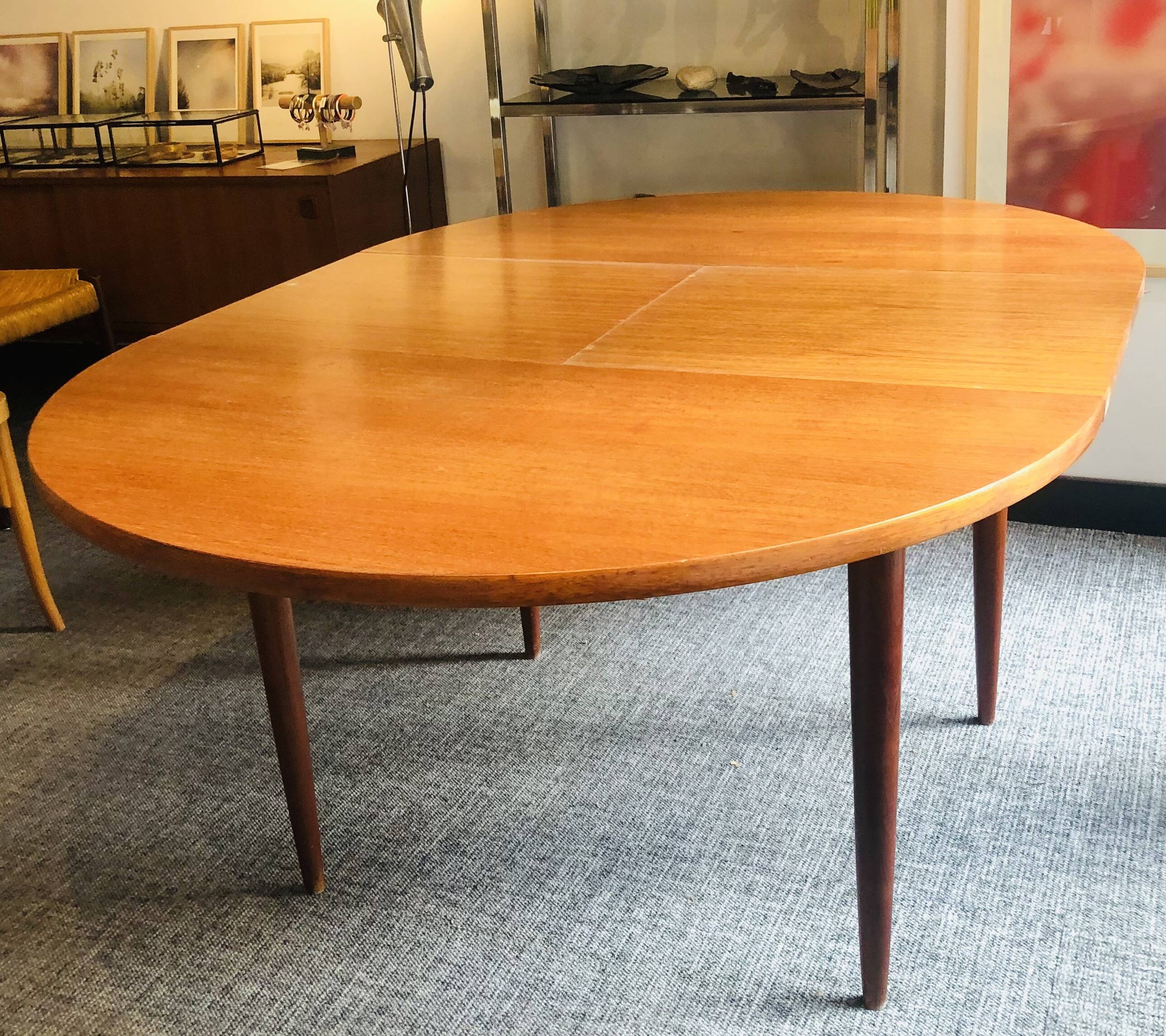 Beautiful round teak table.