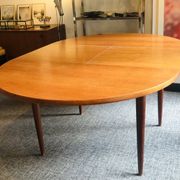 Beautiful round teak table.
