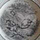 Six plates for dessert Fables de la Fontaine Digoin Sarreguemines