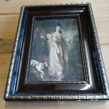 Small painting on silk