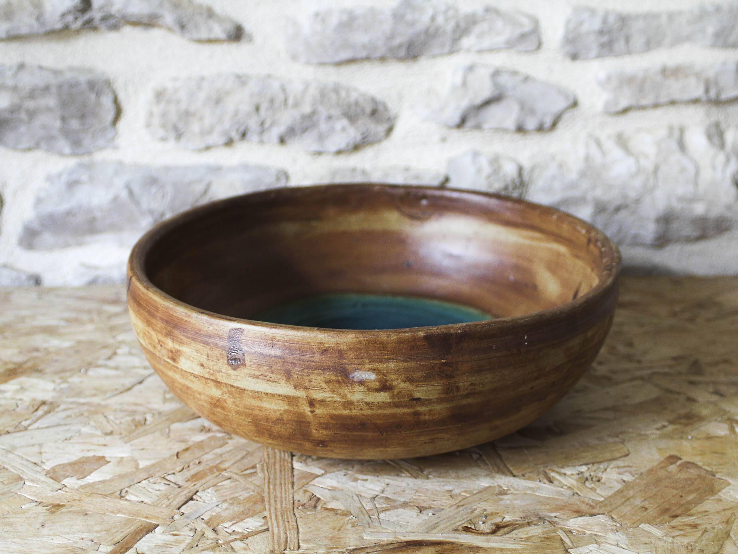 Large ceramic bowl Pottery de la Colombe