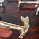 Set of 6 silver-plated cat knife rests