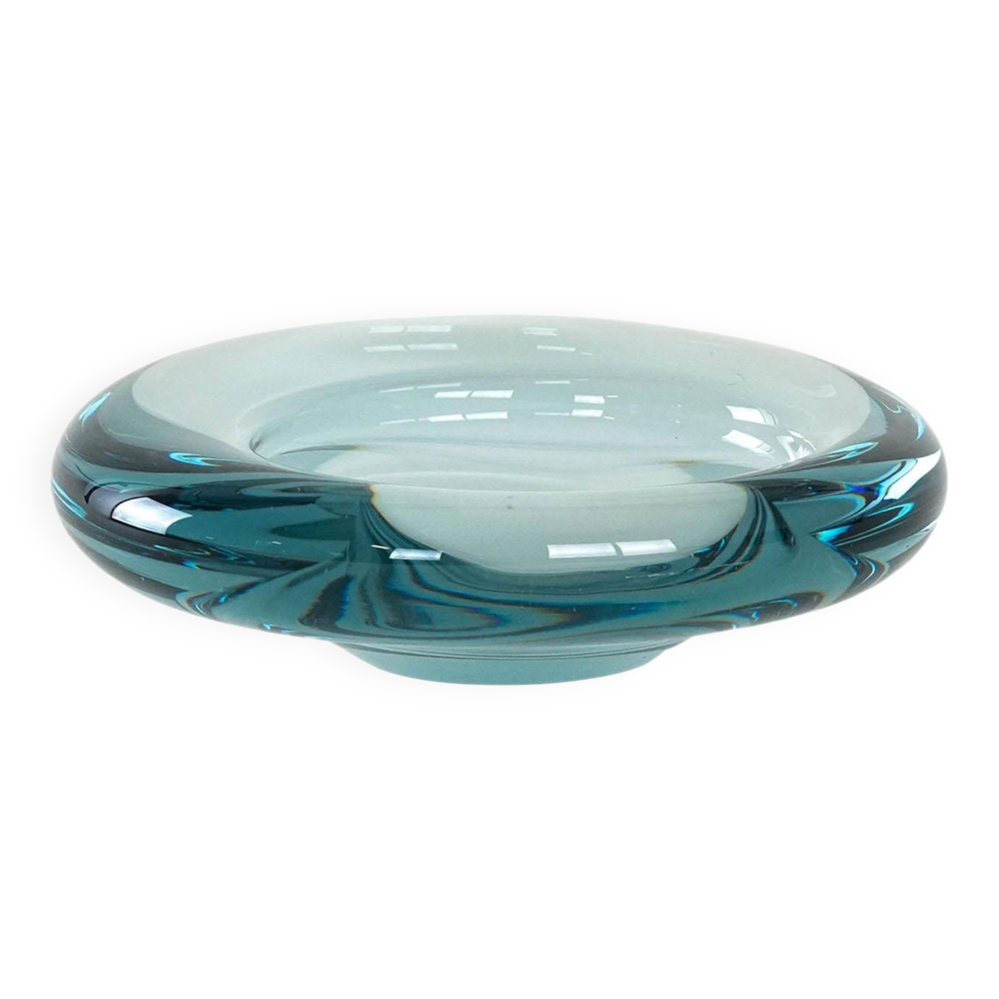 Glass bowl, Danish design, 1960s, manufacturer: Holmegaard,: Per Lutken