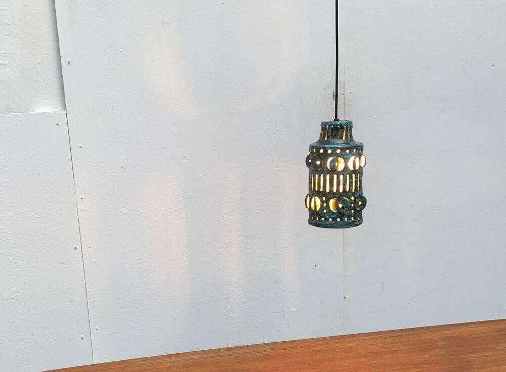 Mid-century ceramic pendant lamp, 1960s