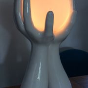 40cm ceramic hands lamp