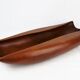 Coupe scandinave en teck sculpté vintage 1960