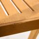 Foldable beech chair