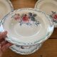 6 vintage deep plates