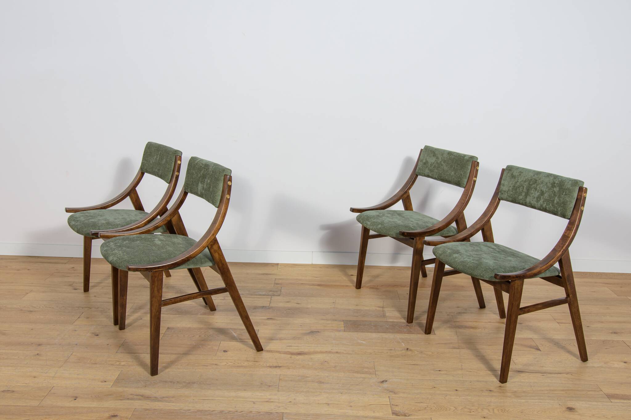 Ski Jumper Chairs from Zamojska, Poland, 1970s, Set of 4
