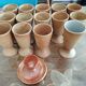 Set of stoneware dishes