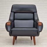 1970s, Danish design by Henry Walter Klein for Bramin Møbler, armchair in original good condition.