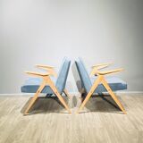 Paire de fauteuils par J. Chierowski 1960