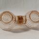 Vintage art deco salt shaker - pink glass