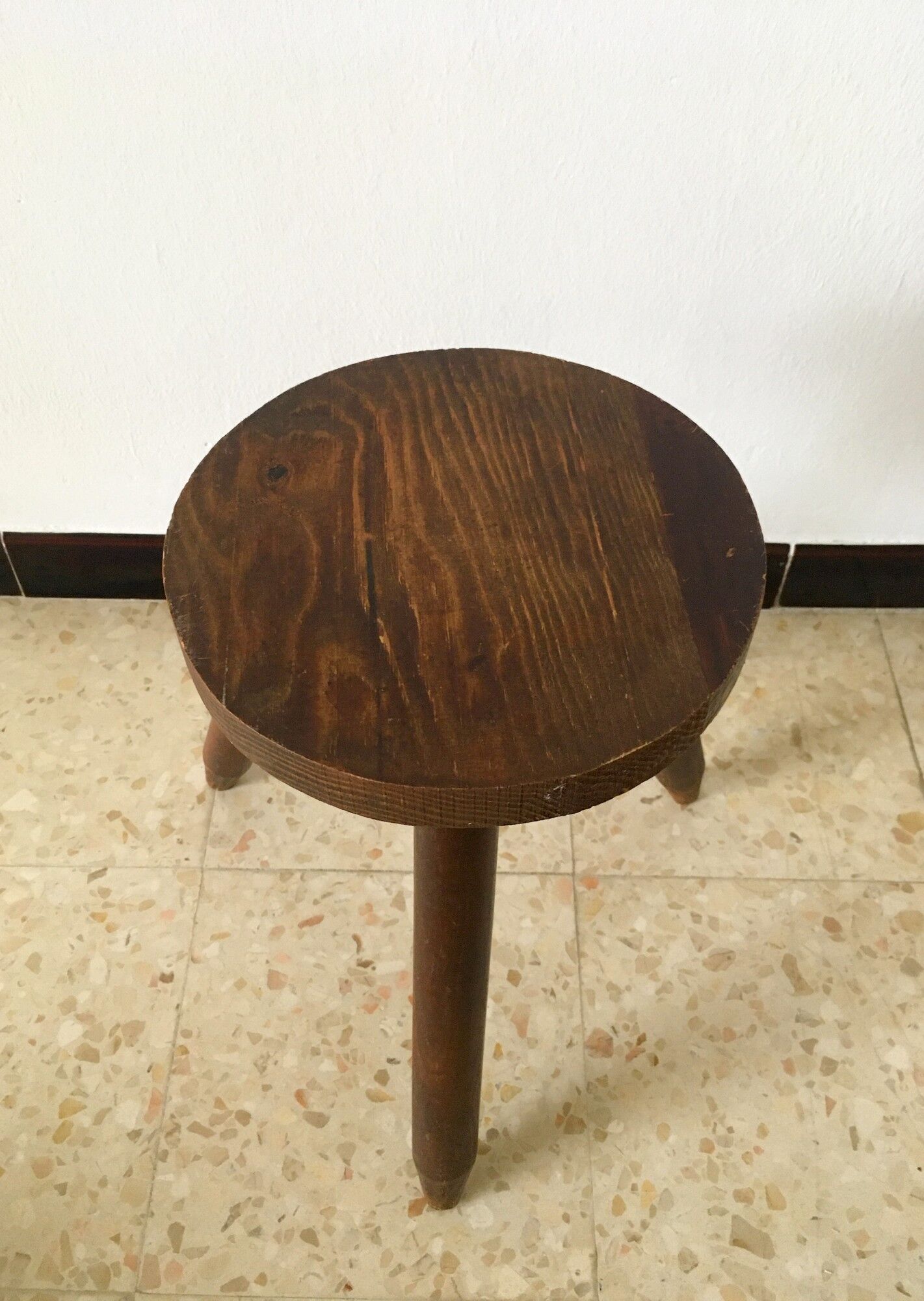 Vintage tripod stool 1960
