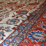 Carpet vintage Persian Mashad done hand 210x334cm 1950 s