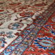 Carpet vintage Persian Mashad done hand 210x334cm 1950 s
