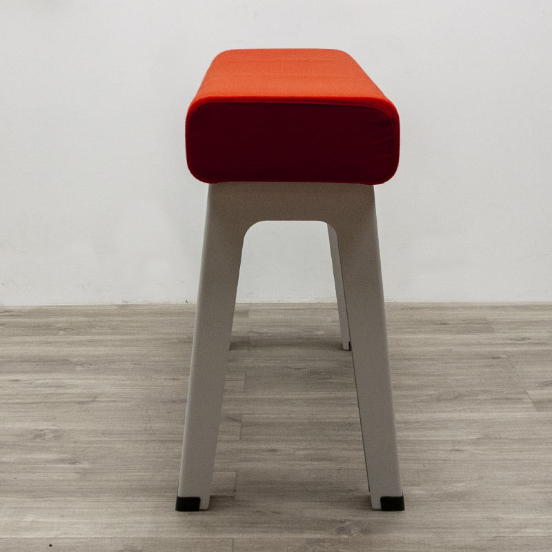 Steelcase B-Free Red Sit-Stand Bench