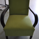 Art deco green, armchair, circa 1920s