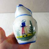 Milk pot, Breton décor, Quimper HB