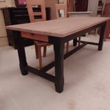 Solid oak farmhouse table