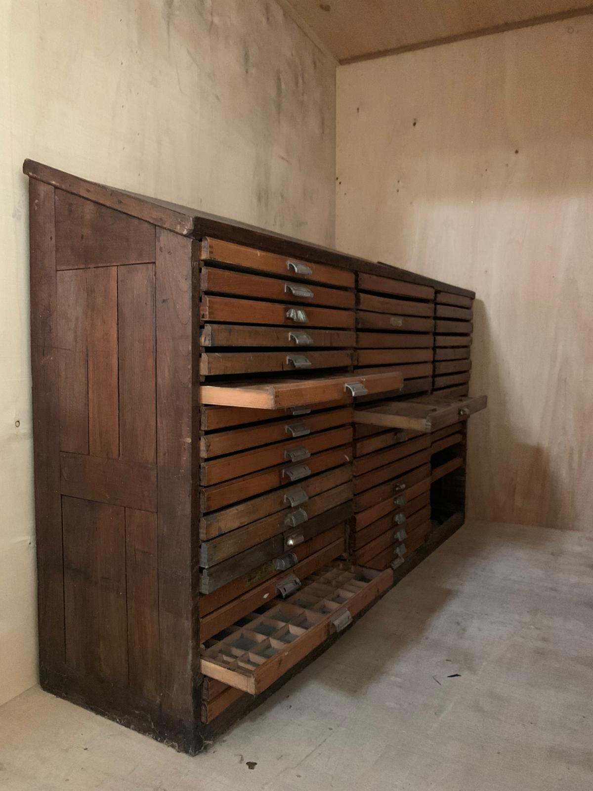 Printing cabinet 54 drawers