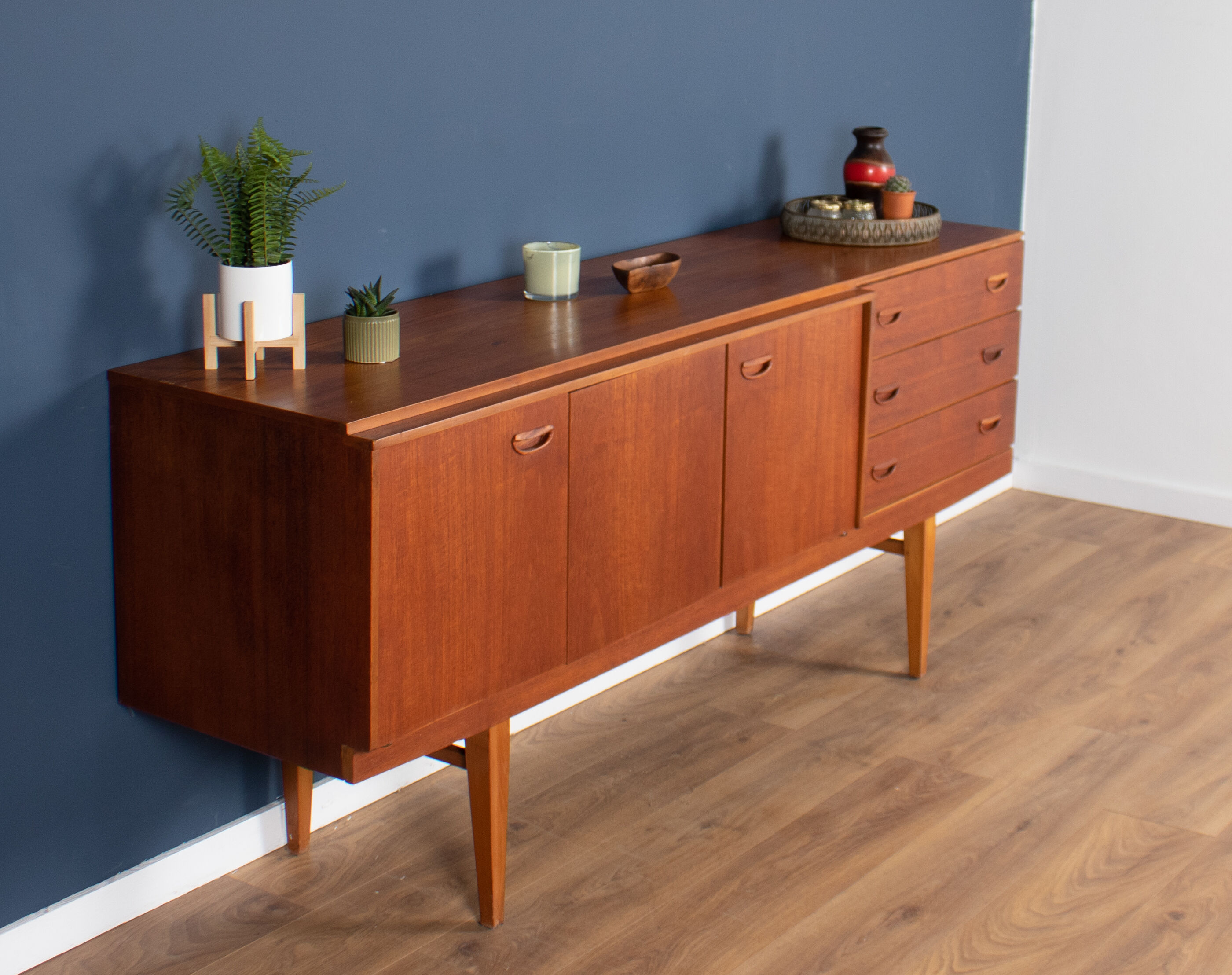 Retro teak 1960s beutility mid century sideboard
