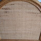 Tête de lit 90cm en rotin bambou