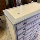 Trade furniture - haberdashery cabinet with 7 drawers