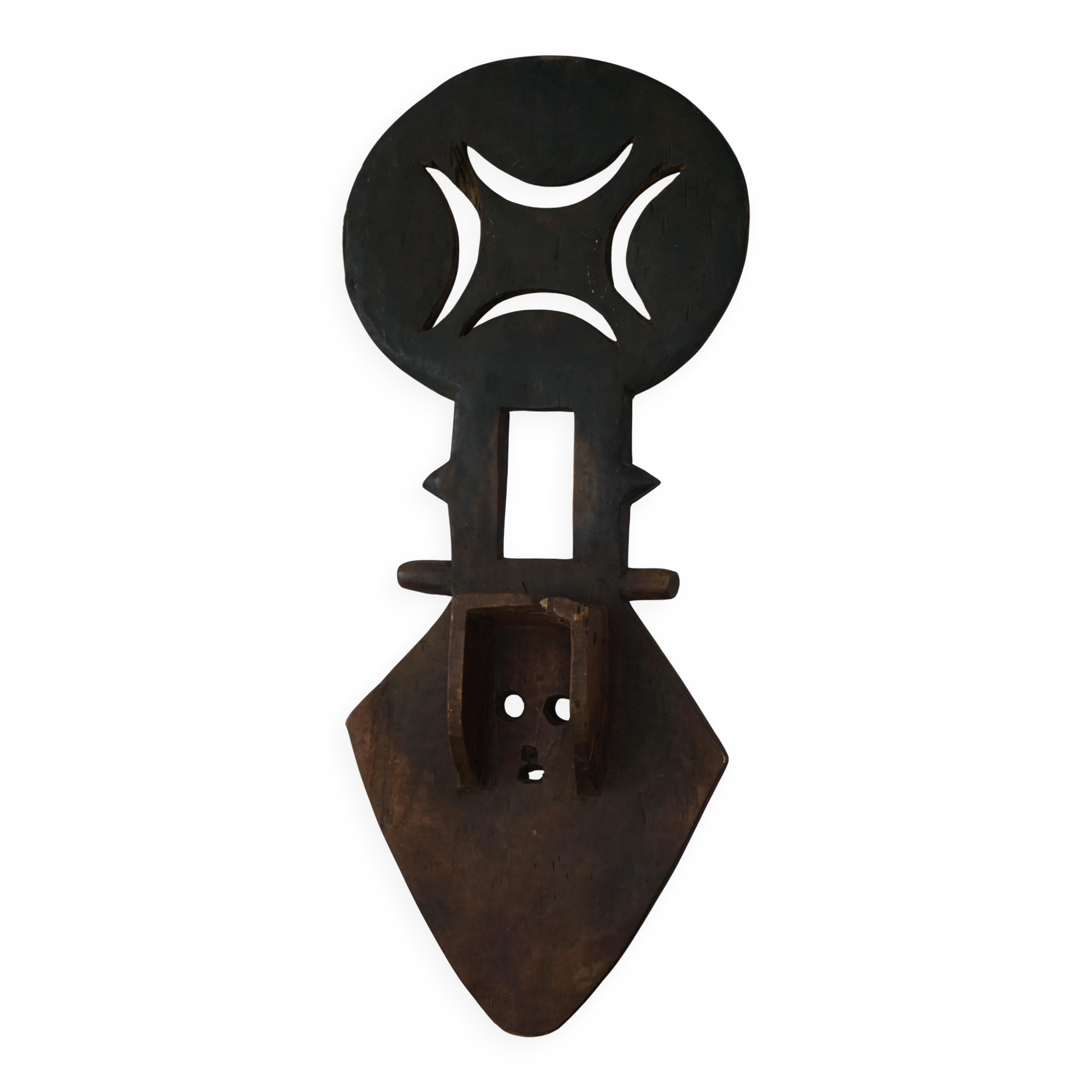 20th century, Bedu Nafana mask, carved wood, tribal art, decorative object