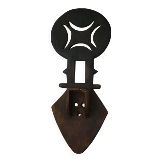 20th century, Bedu Nafana mask, carved wood, tribal art, decorative object