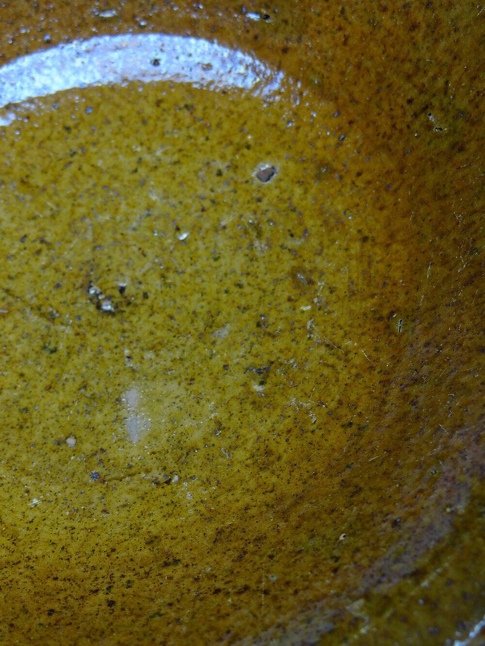 Small ceramic bowl, clay, vintage artisan style Tamegroute.