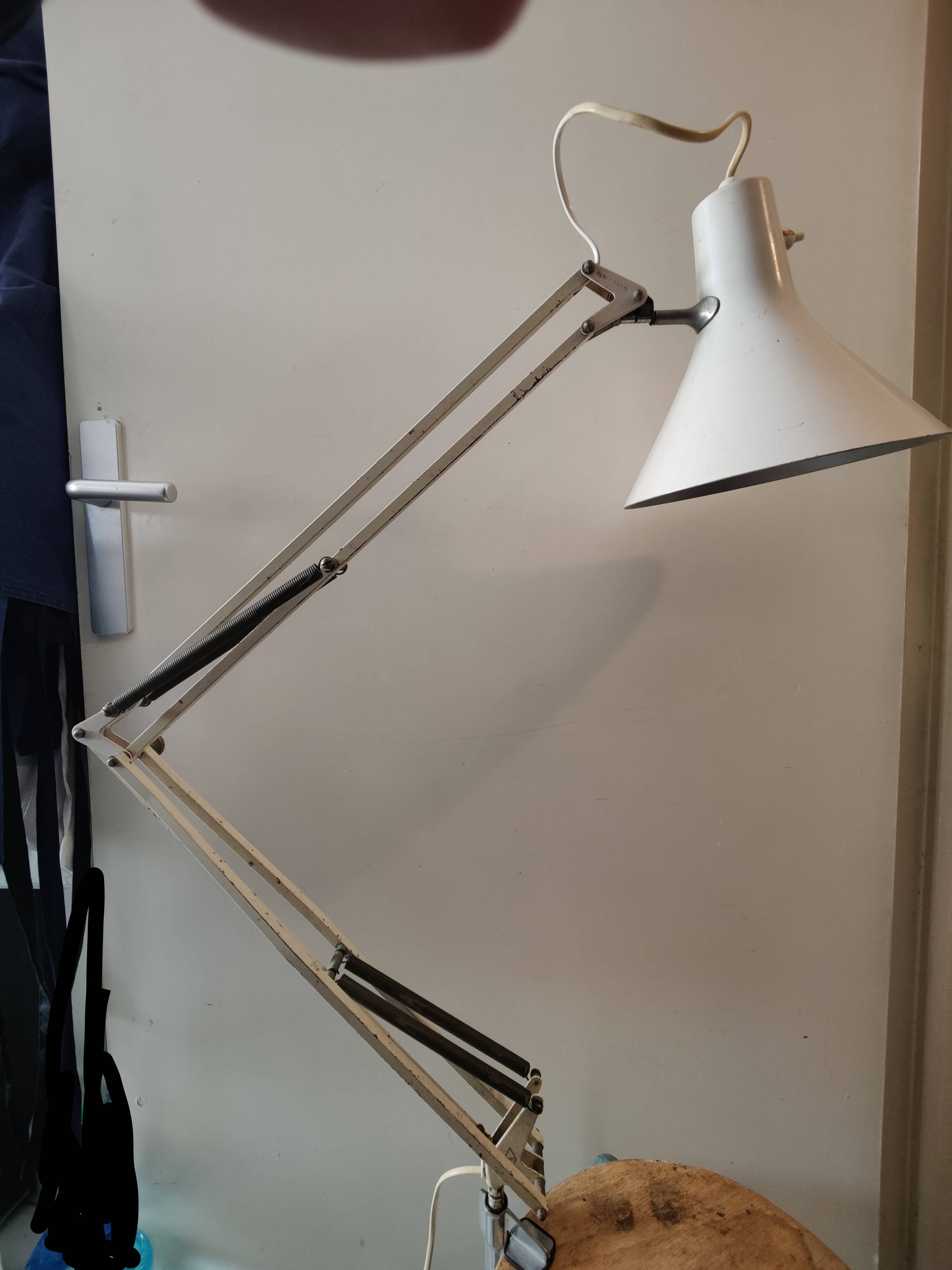 Luxo L-1 articulated lamp, Jacobsen, 1940s