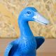 Set of three mid-century turquoise ducks, Chinese porcelain, 1950s