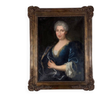 Portrait of a lady of quality, oil on canvas, 18th century.