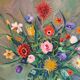 Signed bouquet of flowers
