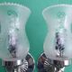 Pair of vintage chrome wall sconces