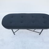 Corduroy upholstery bench